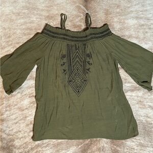 Western boho top Medium